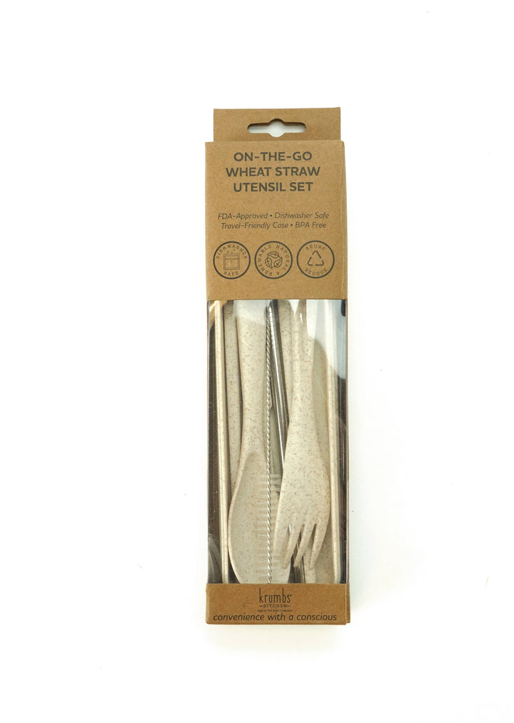 Krumbs Kitchen Against the Grain Wheat Straw Utensils