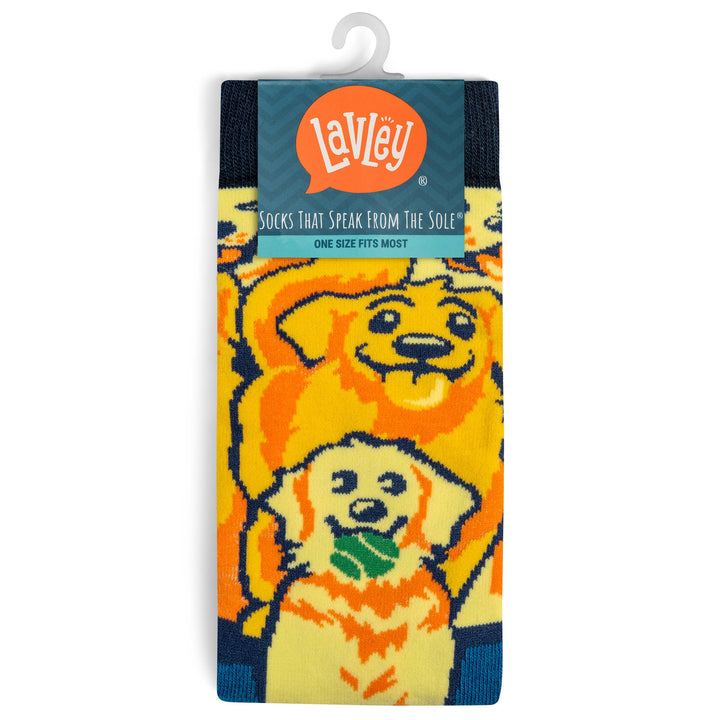 Life Is Golden (Golden Retriever) Socks