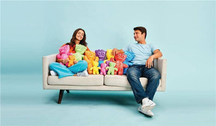 Spk Purple Character Embossed Plush