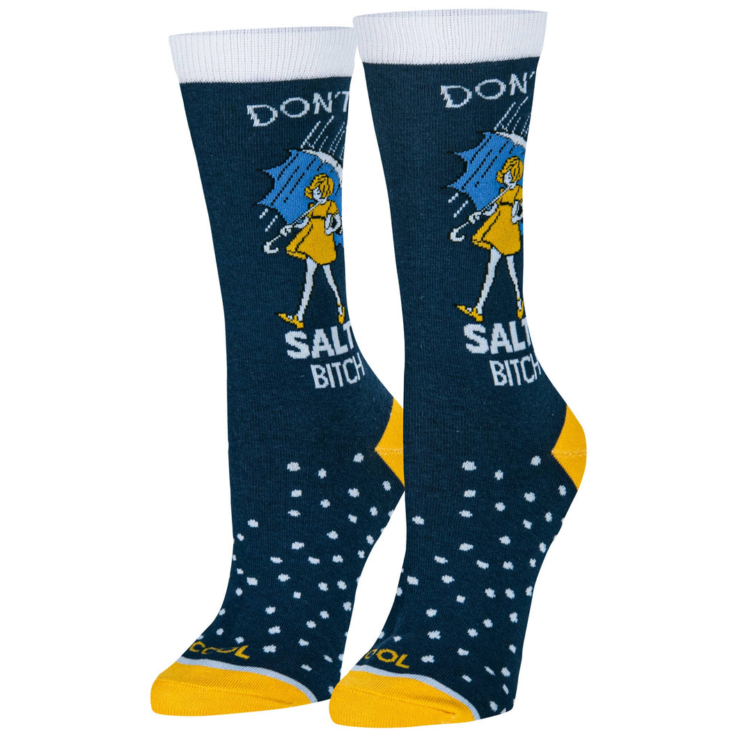 Salty Bitch - Womens Crew Folded - Cool Socks