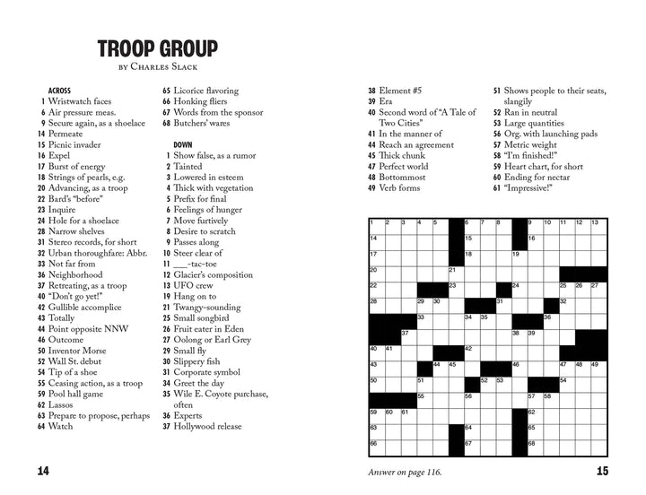 Getaway Crosswords: 50+ Puzzles Perfect for Road Trips