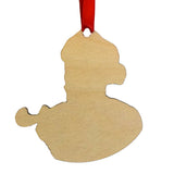 Snoop Dogg Christmas Wooden Ornament