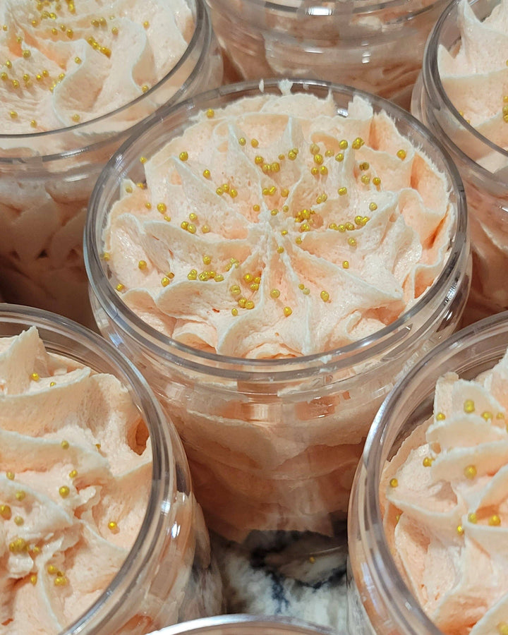Peach Prosecco Whipped Soap + Scrub