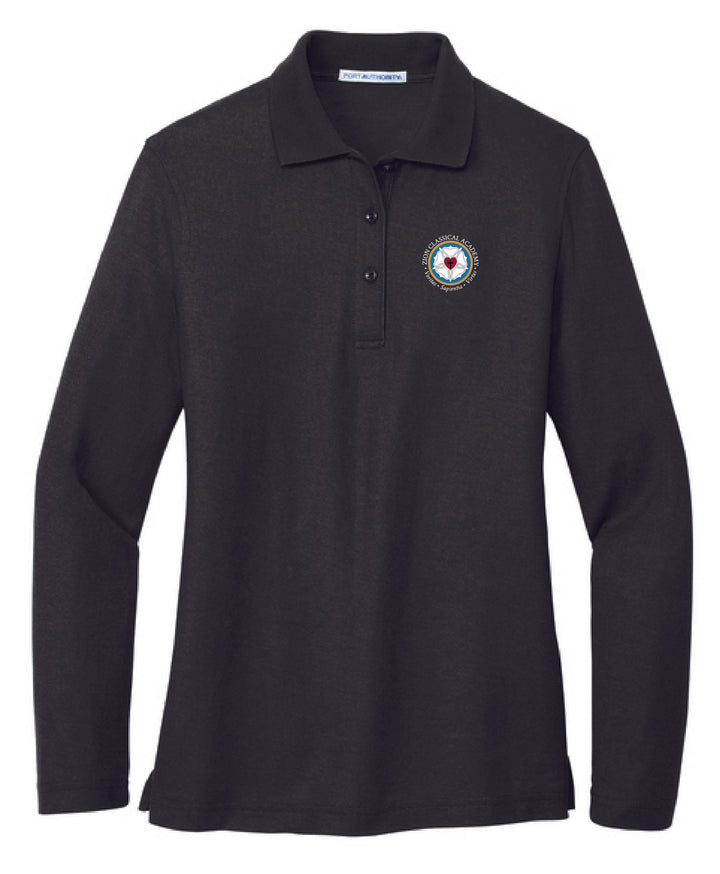 Zion Port Authority Ladies Cotton Feel Long Sleeve Polo L500LS
