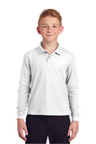 Port Authority® Youth Long Sleeve Cotton Feel Polo HCS Y500LS