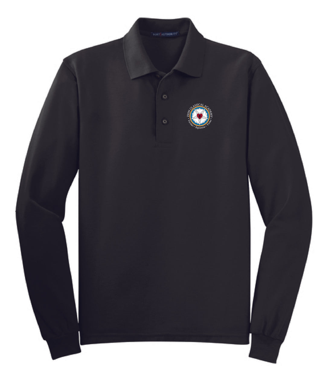 Zion Port Authority® Youth Long Sleeve Cotton Feel Polo Y500LS