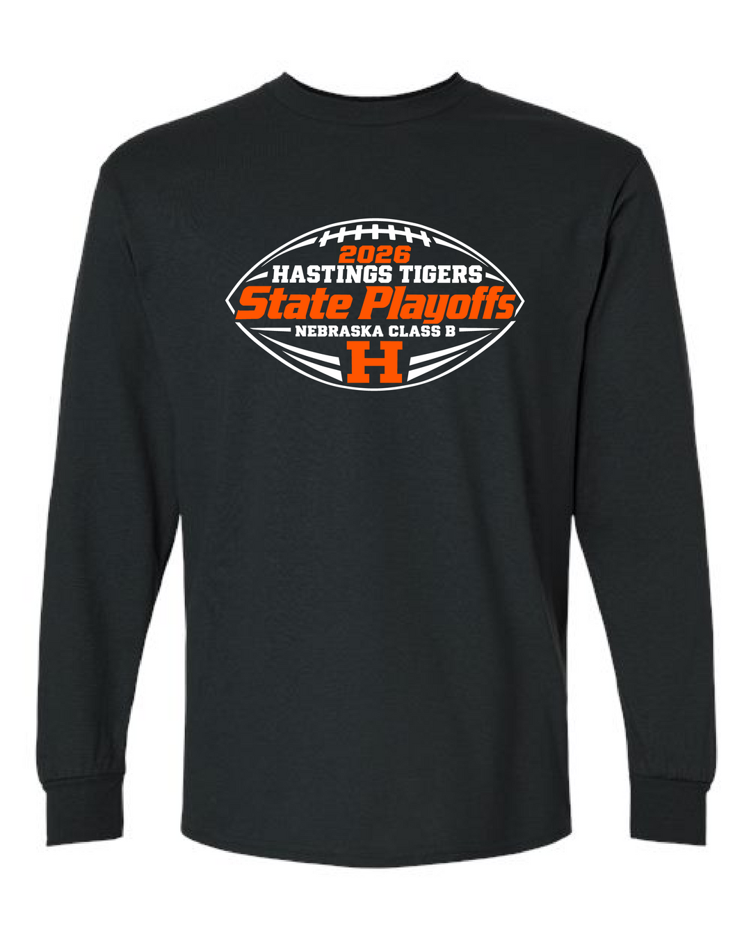 Hastings Tigers Football Playoff Long Sleeve