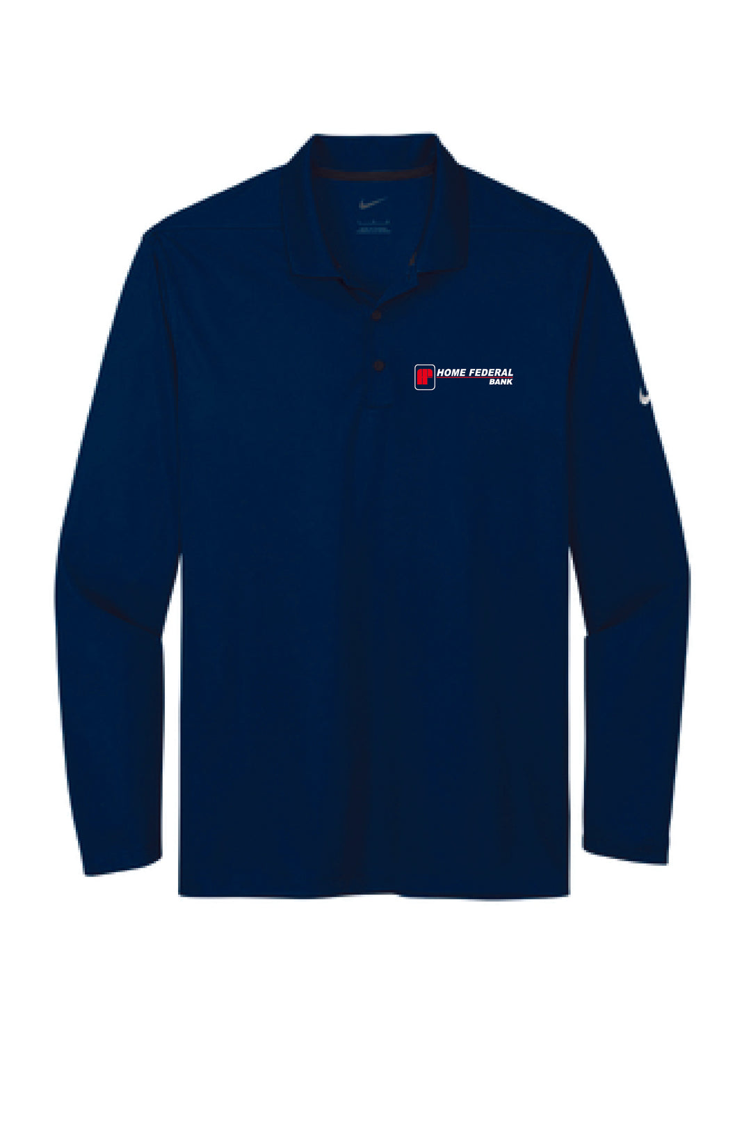 Home Federal Mens's Nike Long Sleeve Polo