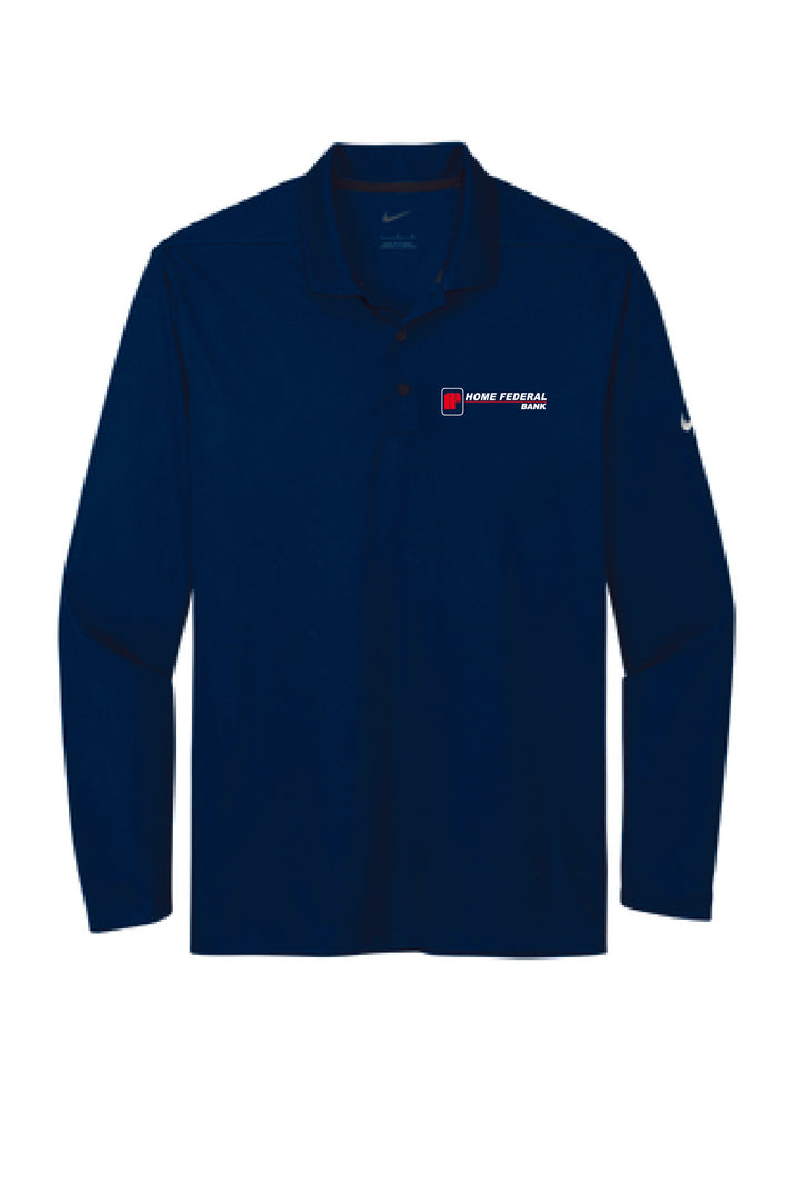Home Federal Mens's Nike Long Sleeve Polo