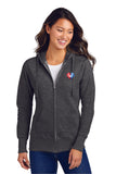 WCCH Ladies Core Fleece Full Zip Hooded Sweatshirt