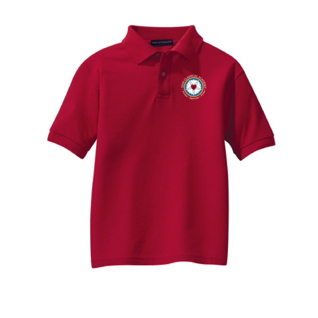 Zion Port Authority® Youth Cotton Feel Polo Y500