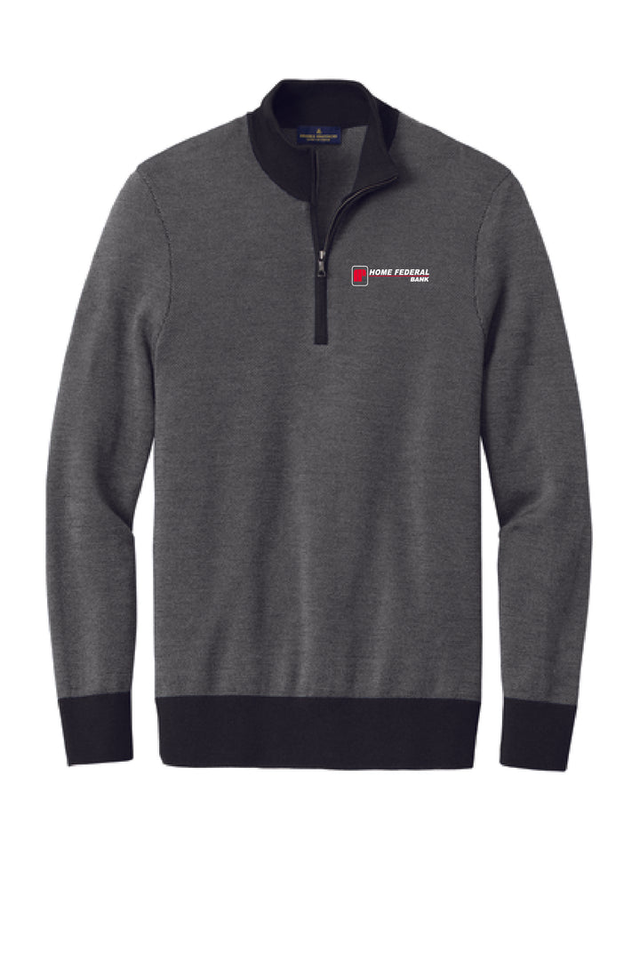 Home Federal Brooks Brothers 1/4 Zip Sweater