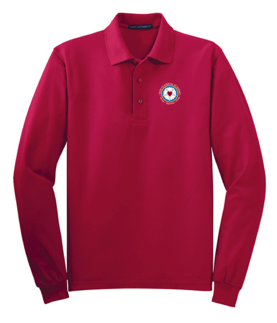 Zion Port Authority® Youth Long Sleeve Cotton Feel Polo Y500LS
