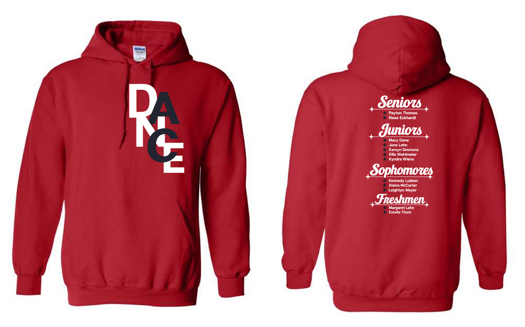 AC Stars Dance Red Hoodie