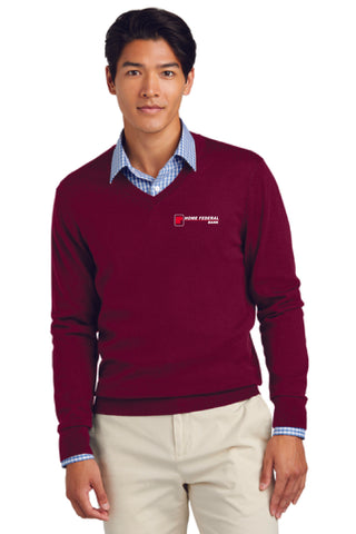 Home Federal Men's V-Neck Sweater