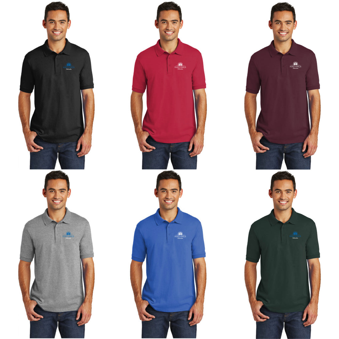 COH Port & Company® Core Blend Jersey Knit Polo