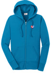 WCCH Ladies Core Fleece Full Zip Hooded Sweatshirt