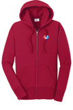 WCCH Ladies Core Fleece Full Zip Hooded Sweatshirt