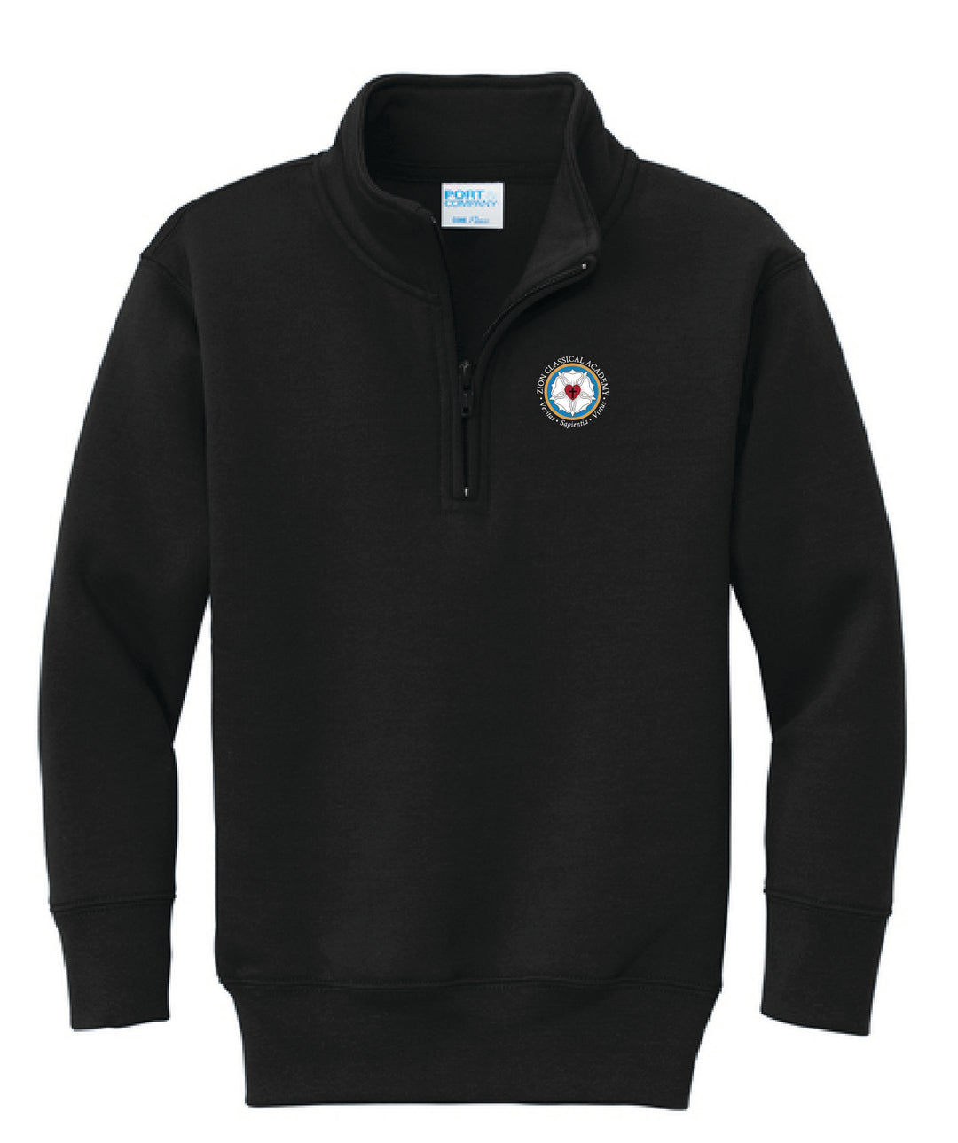 Zion Port & Co Youth Core Fleece 1/4 zip PC78YQ