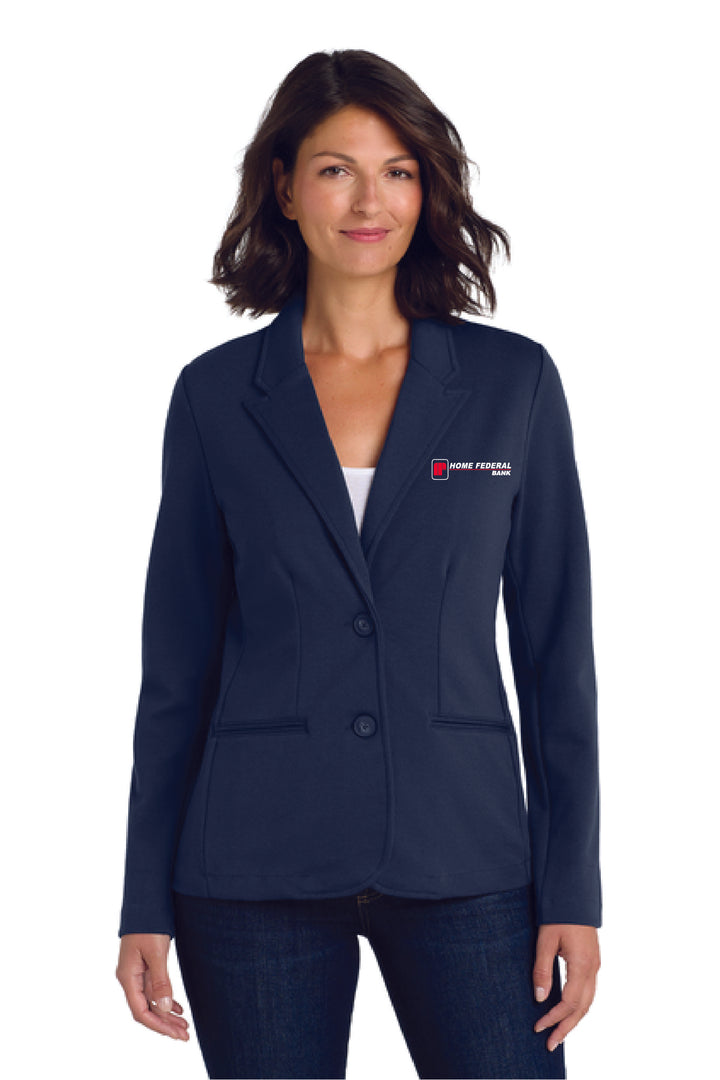 Home Federal Women's Knit Blazer