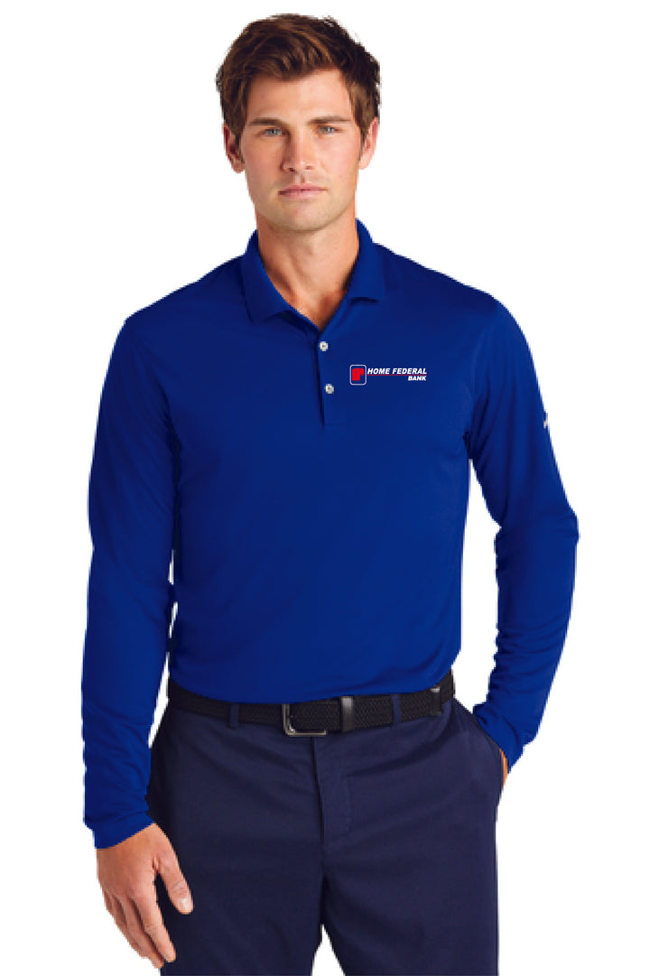 Home Federal Mens's Nike Long Sleeve Polo