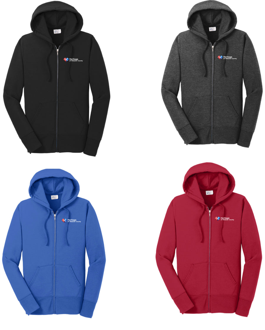 Howc HOWC Unisex Core Fleece Full Zip Hooded Sweatshirt – Small Town Famous