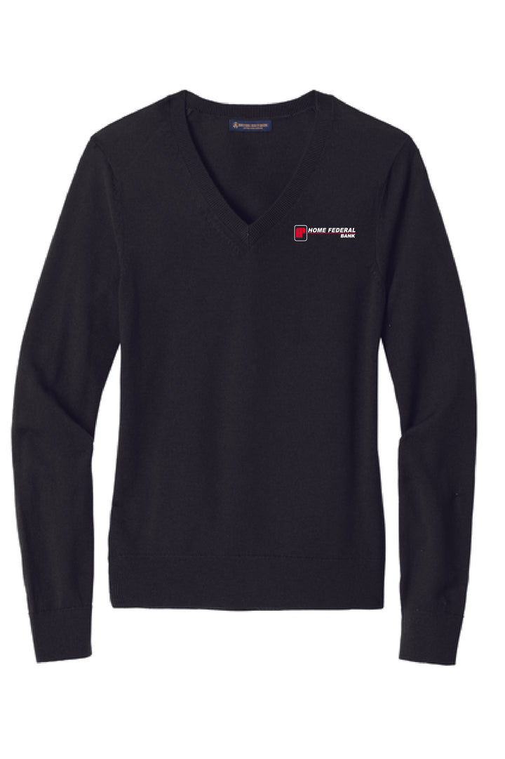Home Federal Women's Merino V-neck Sweater