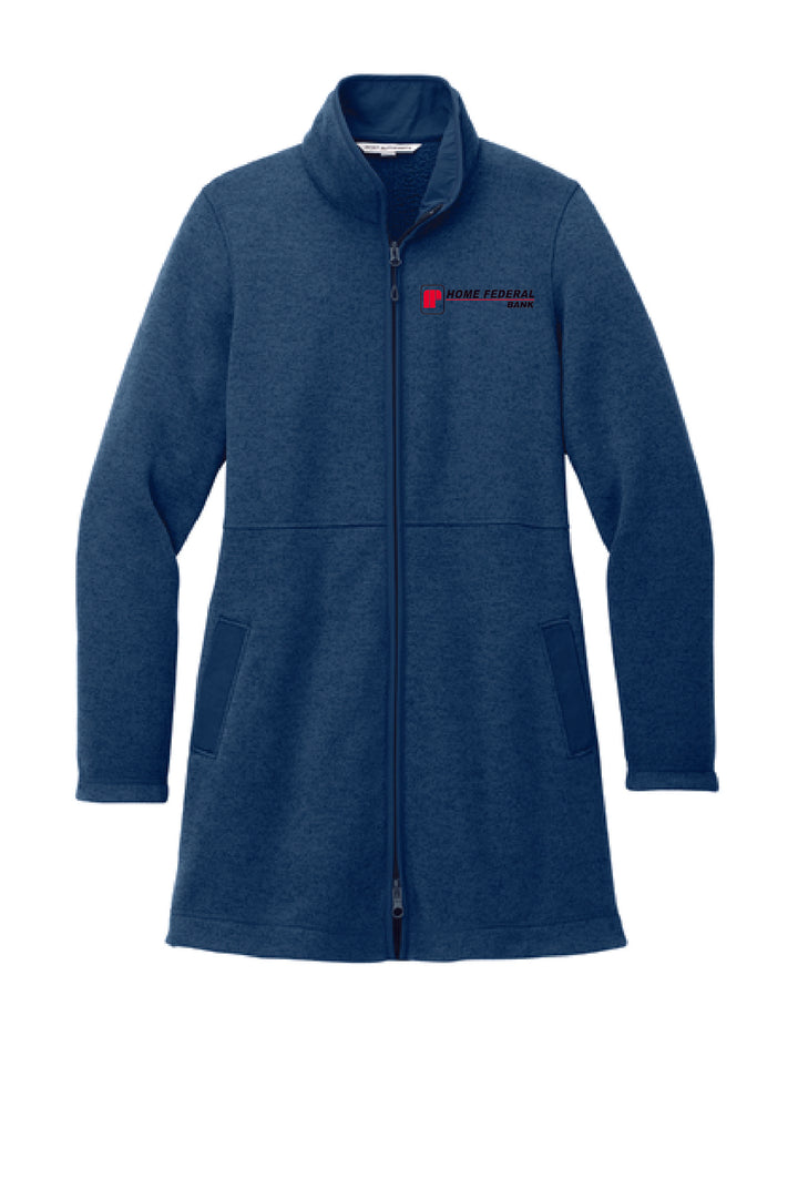 Women's Fleece Sweater Long Jacket