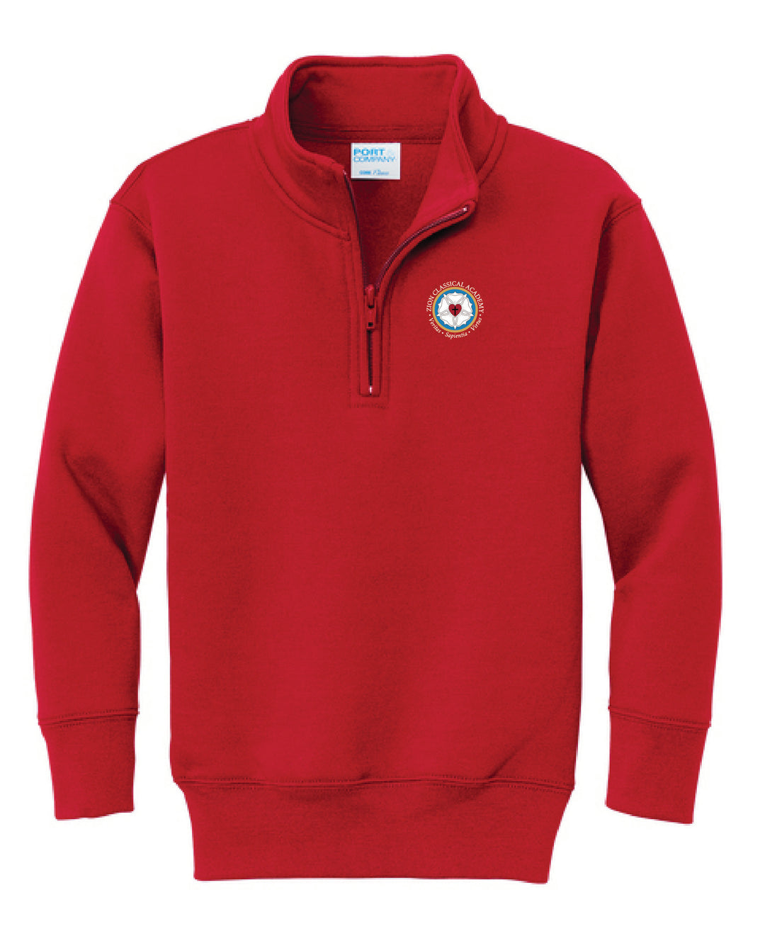 Zion Port & Co Youth Core Fleece 1/4 zip PC78YQ
