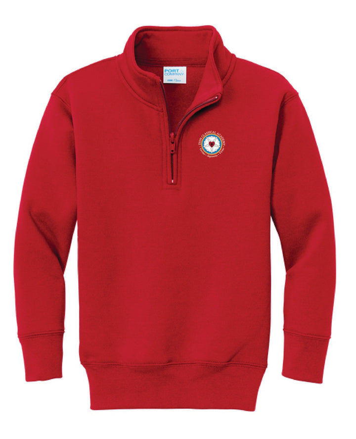 Zion Port & Co Youth Core Fleece 1/4 zip PC78YQ