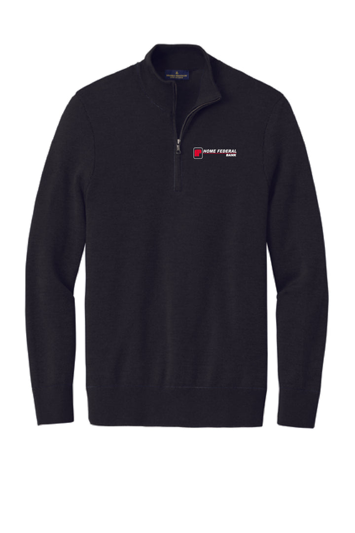 Home Federal Brooks Brothers 1/4 Zip Sweater