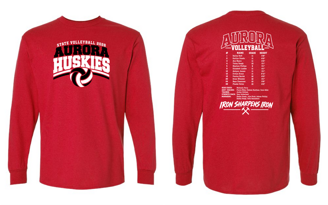 Aurora State Volleyball Long Sleeve