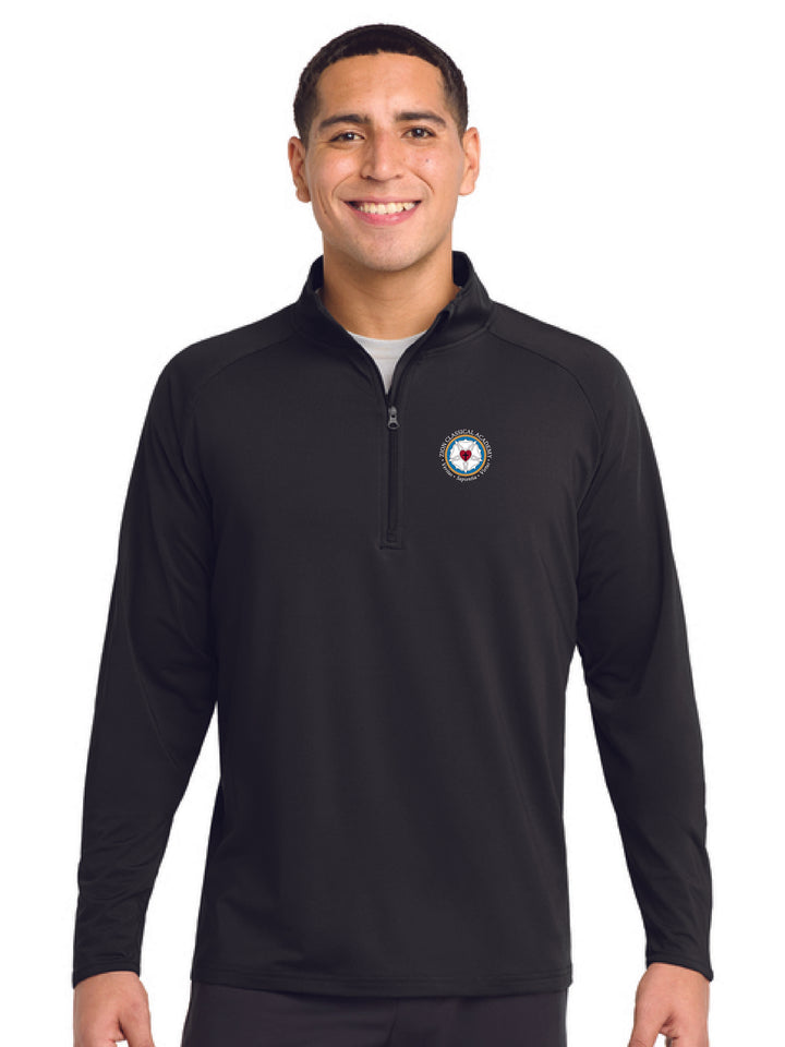 Zion Sport-Tek® Sport-Wick® Stretch 1/4-Zip Pullover Navy ST850