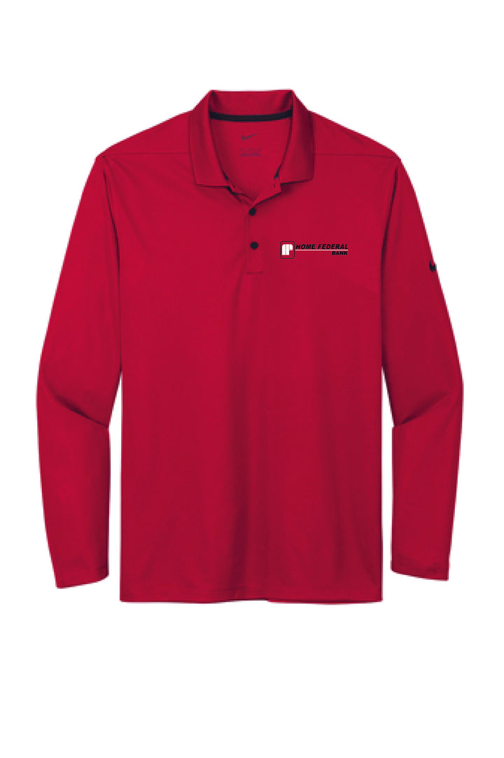 Home Federal Mens's Nike Long Sleeve Polo
