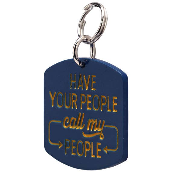Call My People Dog Collar Charm