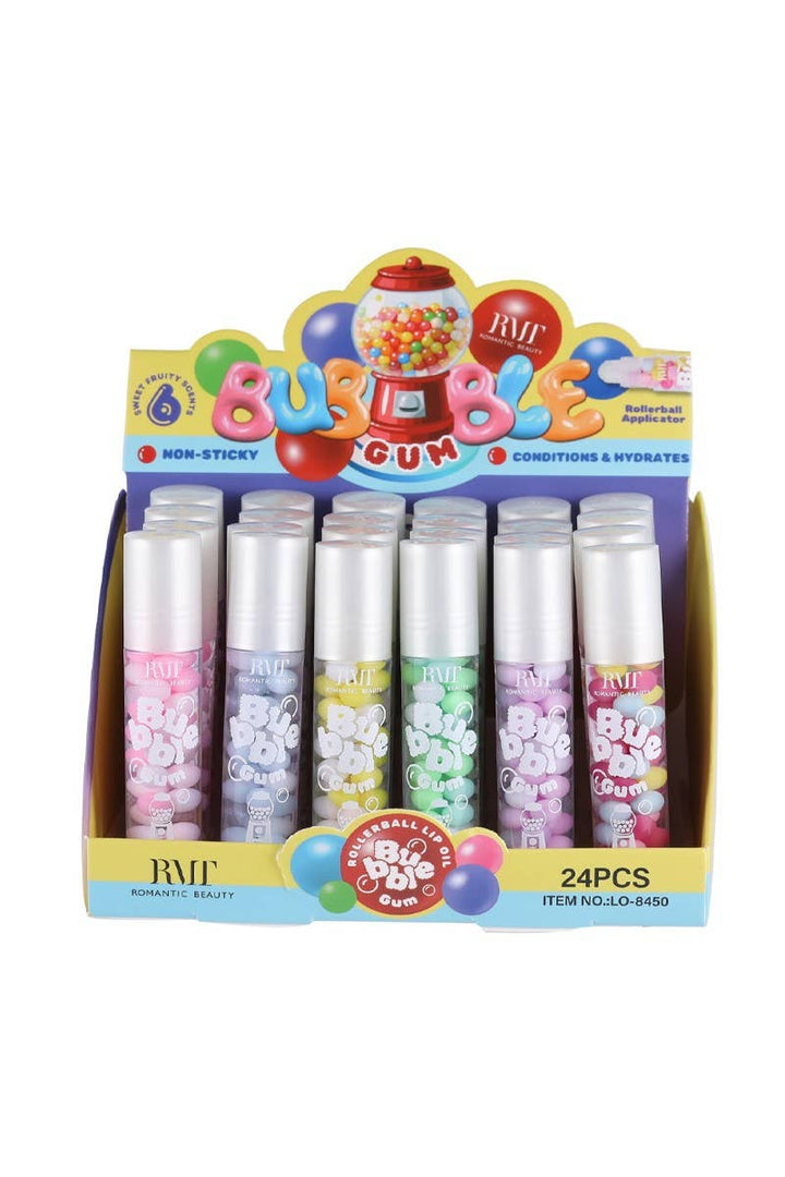 Romantic Beauty LO-8450 Bubble Gum Rollerball Lip Oil