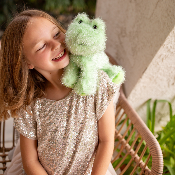 BHTB Shimmers Frog Plush 8"-10"H