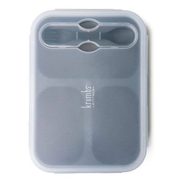 Krumbs Kitchen Collapsible Silicone Meal Prep Container Asst