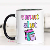 Smut Slut Funny Coffee Mug, Book Cup