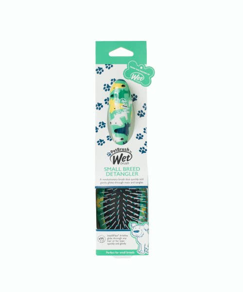 Pet Brush Small Breed Detangler - Dog Camo
