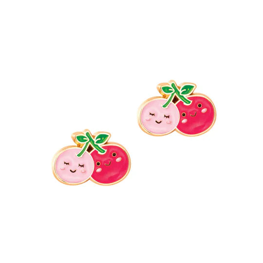 Girl Nation Clip-on Earrings-Berry