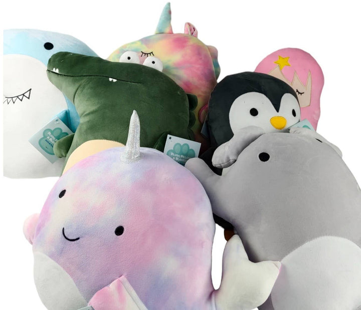 Narwhal 3-in-1 Pillow, Plush and Blanket