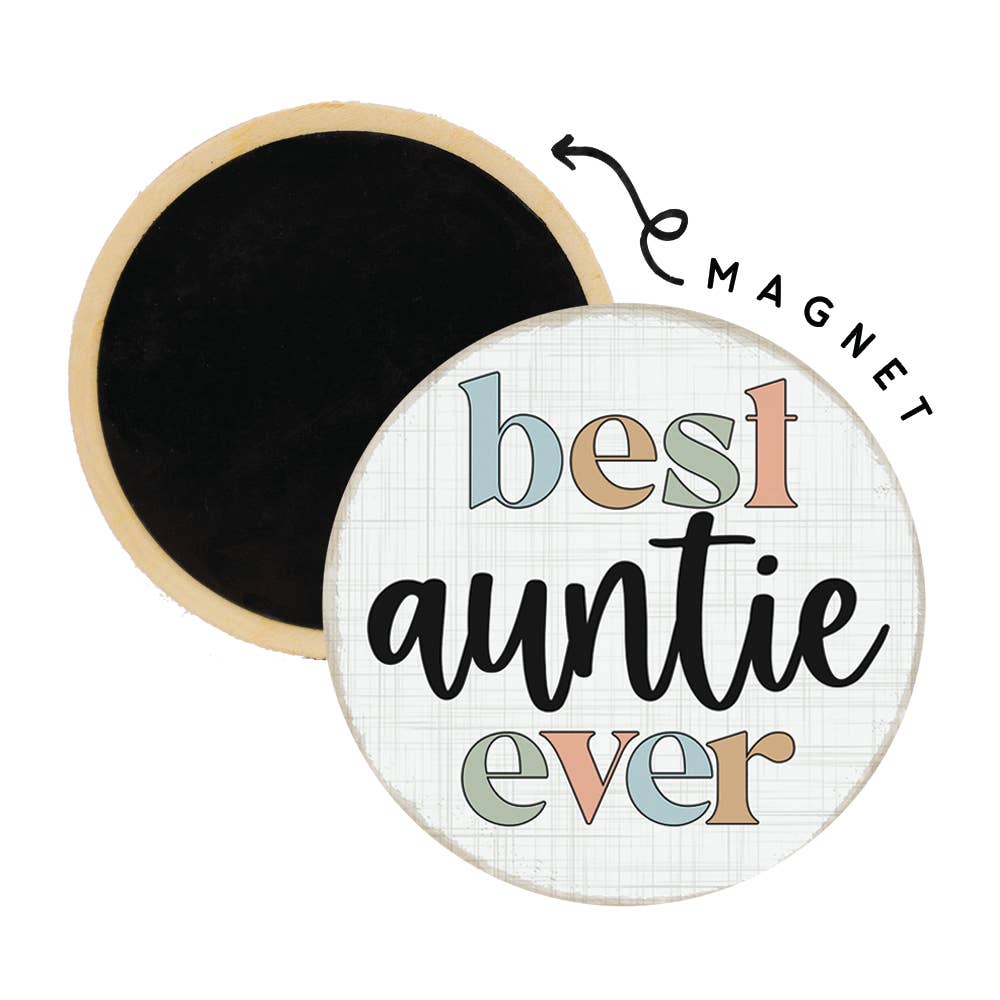 Best Ever Colorful - Round Magnets