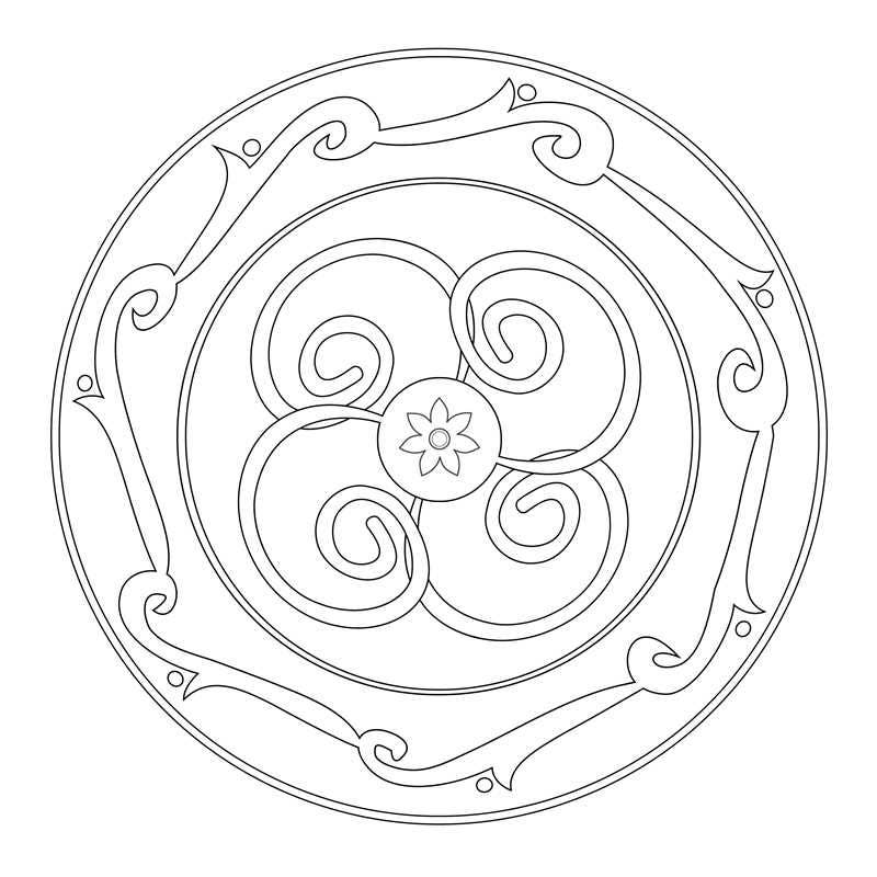Pretty Simple Coloring: Mandalas by Adams Media