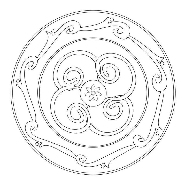 Pretty Simple Coloring: Mandalas by Adams Media