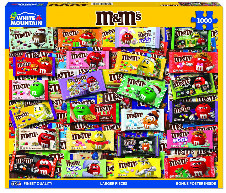 M&M's (1789pz) - 1000 Piece Jigsaw Puzzle