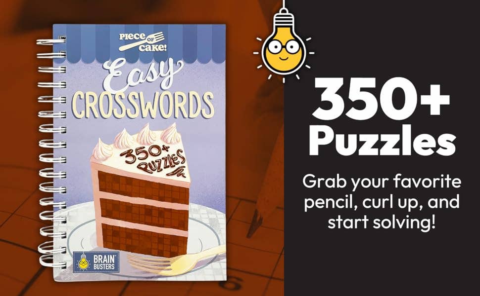 Piece of Cake Easy Crosswords Puzzle Book
