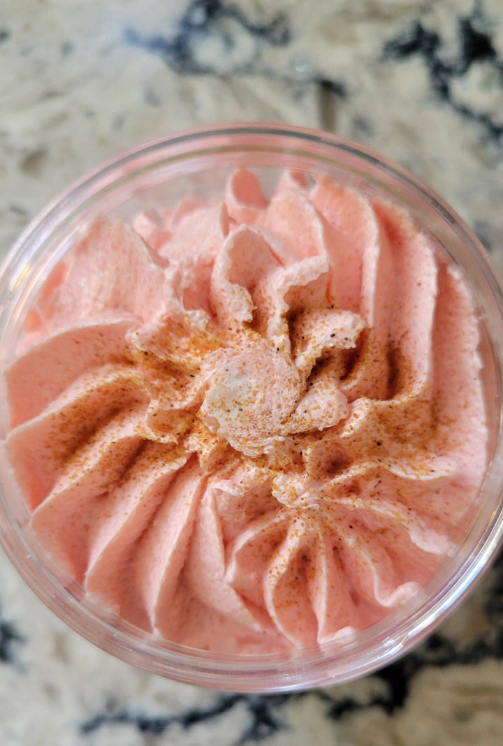 Coconut Mango Whipped Soap + Scrub