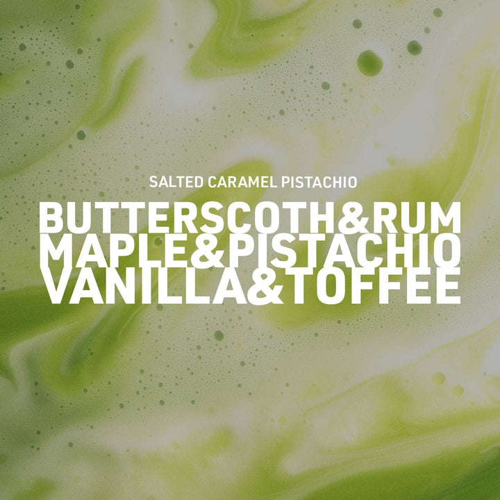 14 oz Milkbottle Candle: Salted Caramel Pistachio