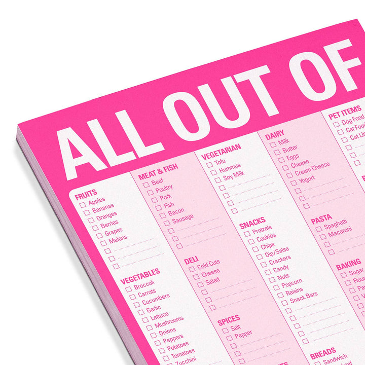 All Out Of Pad® with Magnet  (Pink / Original)